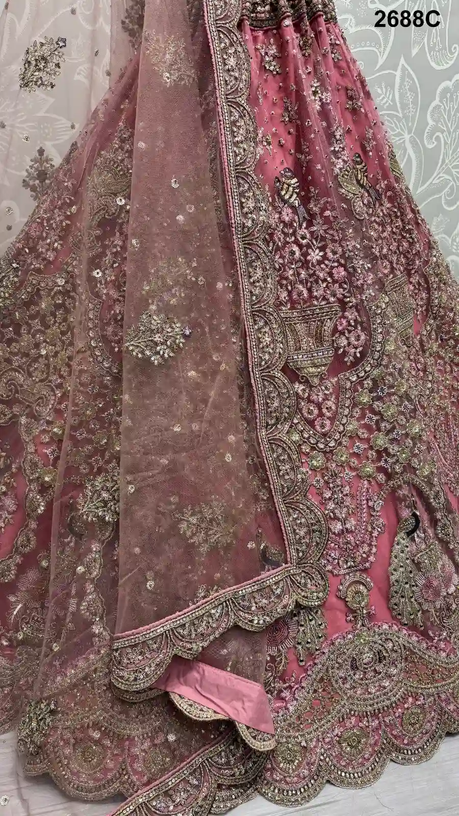 Anjani Art 2688A To 2688C Heavy Net Wholesale Lehenga Catalog — Wholesale Lehenga, MPA wholesale from Surat — Photo 4